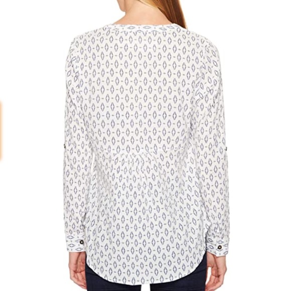 🆕 Anthropologie Boho Peasant Top☀️💙🌿 - Picture 2 of 9